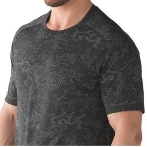 lululemon athletica Black Camo Short Sleeve Tee
